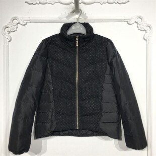 潮系列 8129S062 时尚短款羽绒服品牌女装折扣颦薪