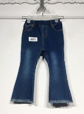 潮系列 LM05703 时尚牛仔长裤品牌童装折扣馨