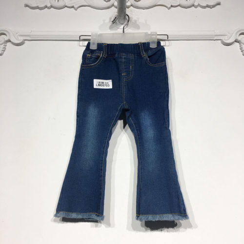 潮系列 LM05703 时尚牛仔长裤品牌童装折扣馨