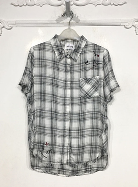 M系列 D88373 时尚衬衫品牌女装折扣馨薪