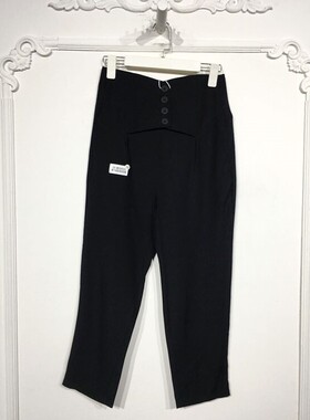 潮系列 8166S006 时尚九分裤品牌女装折扣颦薪