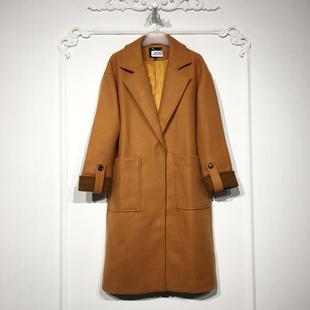 毛呢外套品牌女装 时尚 折扣颦薪 8248S209 米LD系列