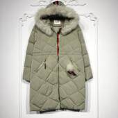 潮系列 折扣颦薪 真毛领羽绒服品牌女装 8280S142 时尚