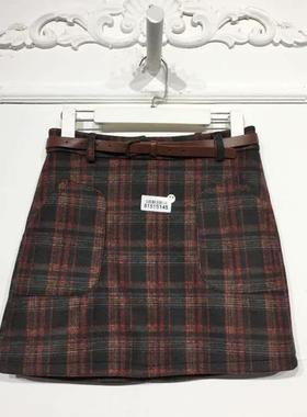 乔系列 8151S145 时尚短裙品牌女装折扣颦薪