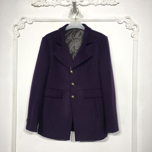 西树系列男装 PF10435 时尚毛呢外套品牌折扣馨