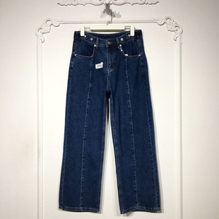 品牌女装 容系列 牛仔长裤 时尚 折扣颦薪 8331S254