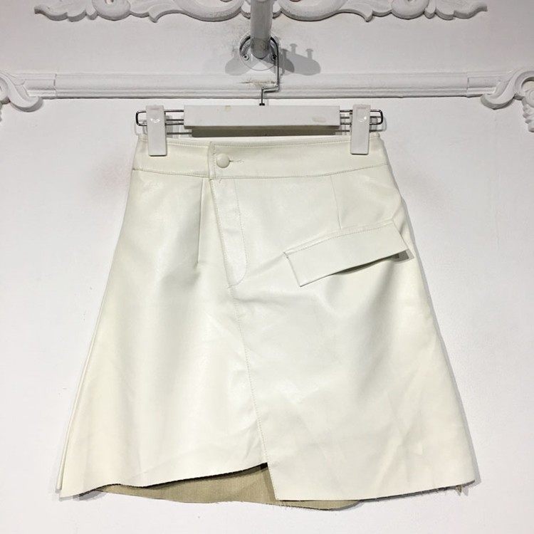 潮系列 8268S079 时尚PU皮短裙品牌女装折扣颦薪,女装/女士精品,半身裙,淘宝优惠券,粉丝福利购,淘宝优惠卷