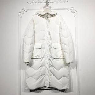 羽绒服品牌女装 韩Y系列 长款 时尚 折扣颦薪 8025S281