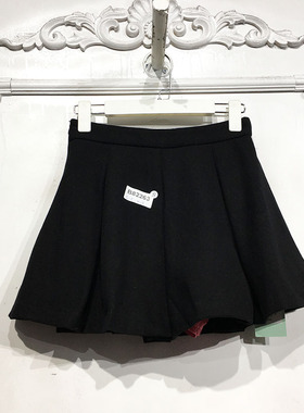 沙旗下M系列 B82263 时尚毛呢短裙品牌女装折扣馨薪散