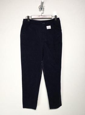 潮系列 Z01-A01419 时尚九分裤品牌女装折扣颦薪