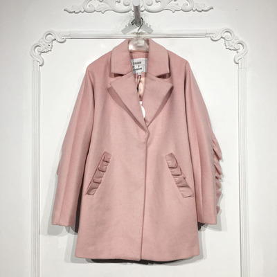 容悦 D89888 时尚毛呢外套品牌女装折扣颦薪呦