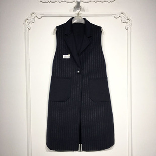 羊毛双面呢毛呢马夹品牌女装 时尚 折扣颦薪 8247S145 N系列