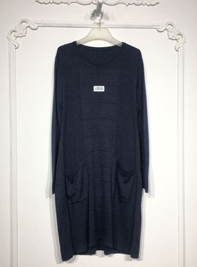 N系列 8244S252 时尚针织连衣裙品牌女装折扣颦薪