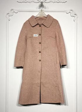 西树系列 8276S275 时尚羊毛双面呢毛呢外套品牌女装折扣颦薪