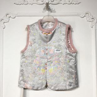 棉马夹品牌女装 容系列 国风新中式 时尚 折扣颦薪 YB000620