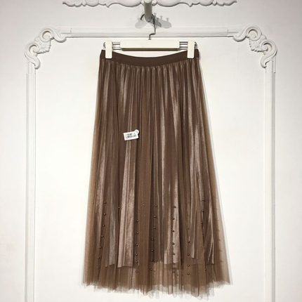 奥D系列 LM09040 时尚半身裙品牌女装折扣颦薪