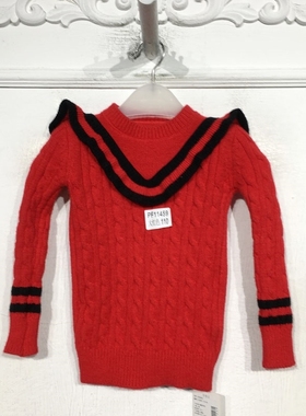 YJ系列 PF11459 时尚针织衫品牌童装折扣馨