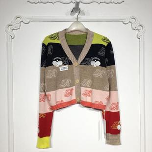 品牌女装 素J系列 针织开衫 时尚 折扣颦薪 8240S274