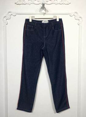 新Z系列 8047S164 时尚牛仔长裤品牌女装折扣颦薪