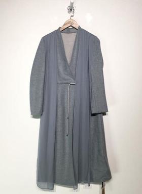 潮系列 Z01-A01531 时尚毛呢外套品牌女装折扣颦薪