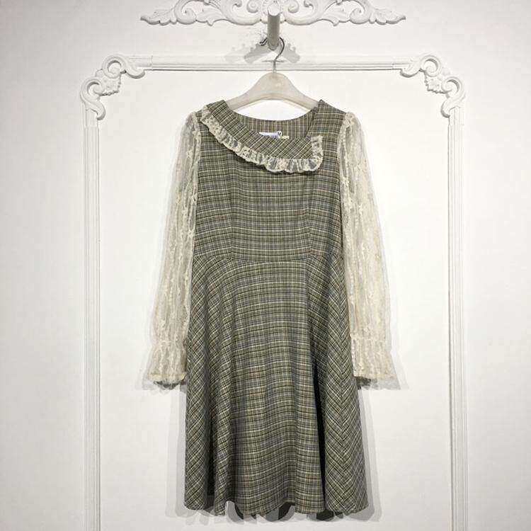 兰系列 8180S266 时尚连衣裙品牌女装折扣颦薪