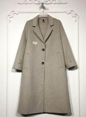 西树系列 8277S055 时尚羊毛双面呢毛呢外套品牌女装折扣颦薪