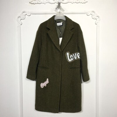 洛M系列 8126S300 时尚毛呢外套品牌女装折扣颦薪