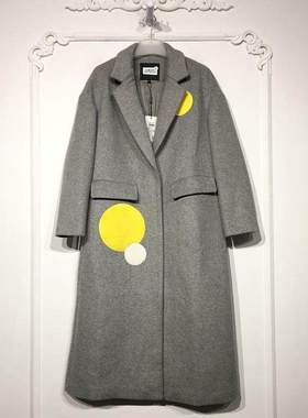 DTCK系列 8273S141 时尚毛呢外套品牌女装折扣颦薪