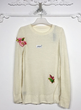 欧系列 8176S116 时尚针织衫品牌女装折扣颦薪