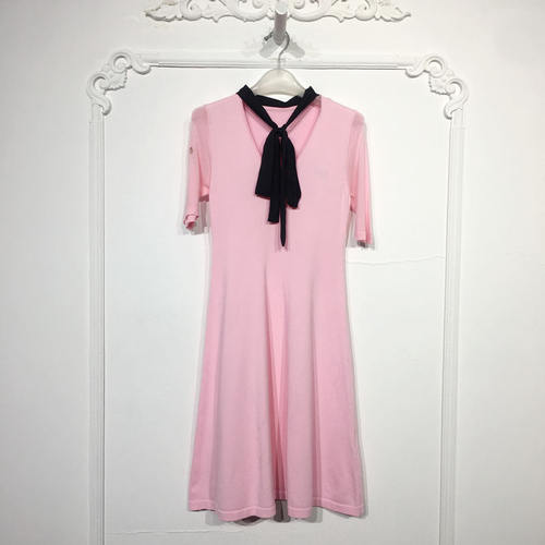 欧系列 8195S174 时尚针织连衣裙品牌女装折扣颦薪