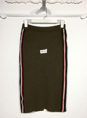 欧旗下FP系列 8191S237 时尚针织半身裙品牌女装折扣颦薪