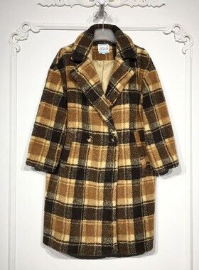 衣PTC旗下盛F系列 8274S148 时尚颗粒绒毛呢外套品牌女装折扣颦薪