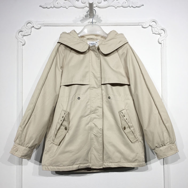 潮系列 8176S033 时尚长款羽绒服品牌女装折扣颦薪