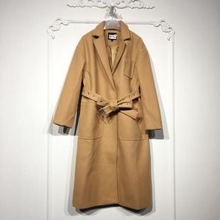 毛呢外套品牌女装 时尚 折扣颦薪 8248S203 米LD系列