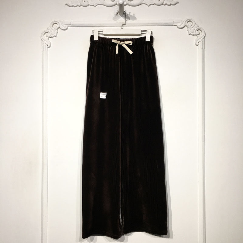 YZQ系列 K50224 时尚阔腿裤品牌女装折扣颦薪