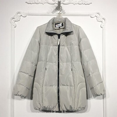 潮系列 8128S223 时尚长款羽绒服品牌女装折扣颦薪