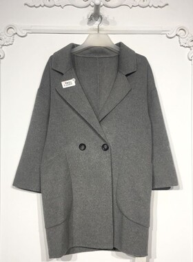 容悦 8286S055 时尚羊毛双面呢毛呢外套品牌女装折扣颦薪