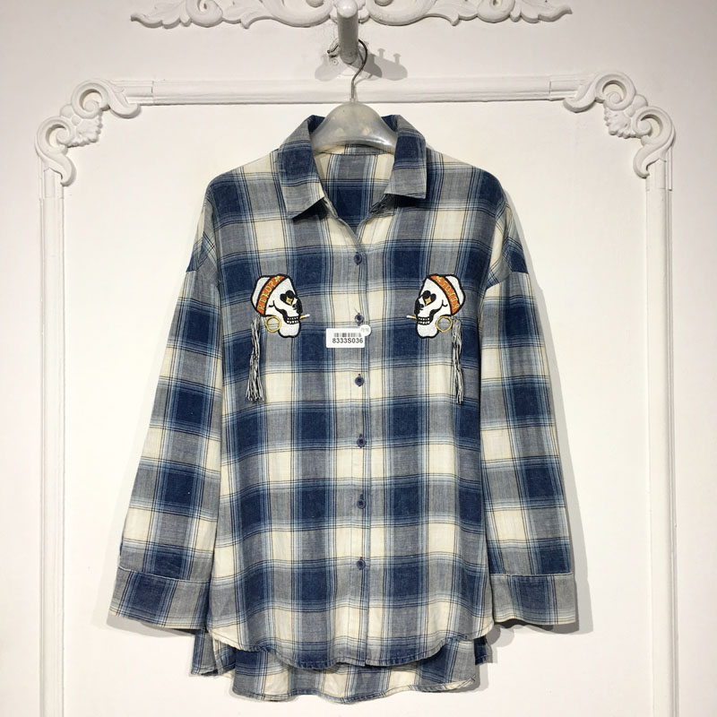 N系列 8333S036 时尚衬衫品牌女装折扣颦薪