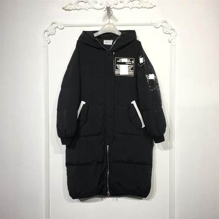 沫L系列 8025S129 时尚长款羽绒服品牌女装折扣颦薪