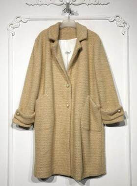 西树系列 8275S137 时尚羊毛黄金貂外套品牌女装折扣颦薪