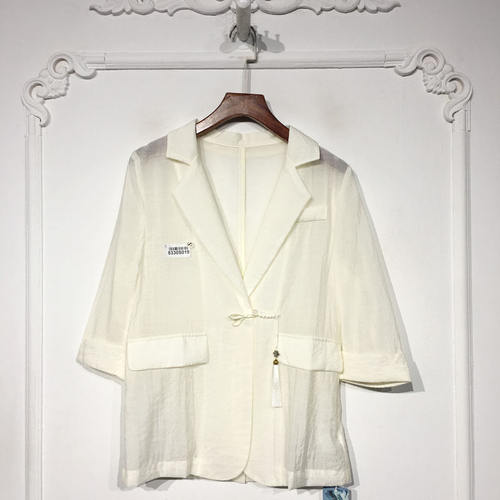 容悦 8330S019时尚国风新中式西装外套品牌女装折扣颦薪