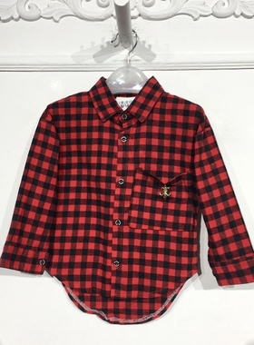 潮系列 LM04146 时尚衬衫品牌童装折扣馨