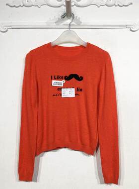 欧系列 8041S030 时尚针织衫品牌女装折扣颦薪