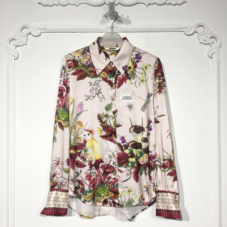 潮系列 8239S050 时尚衬衫品牌女装折扣颦薪