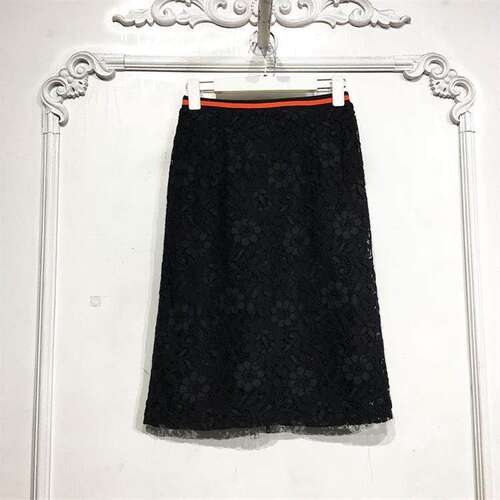 欧系列 D81048 时尚半身裙品牌女装折扣颦薪