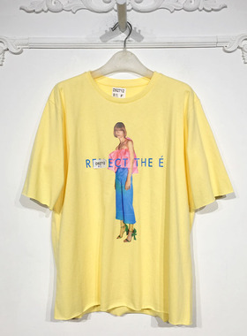 潮系列 D92712 时尚T恤品牌女装折扣馨薪