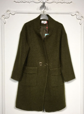 UGC系列 8247S171 时尚毛呢外套品牌女装折扣颦薪