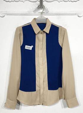 潮系列 8118S027 时尚衬衫品牌女装折扣颦薪