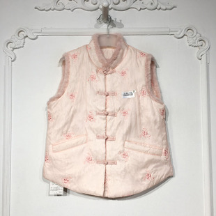 棉马夹品牌女装 容系列 国风新中式 时尚 折扣颦薪 YB000622