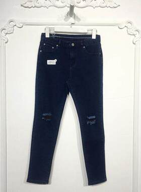 M系列 8167S044 时尚牛仔长裤品牌女装折扣颦薪